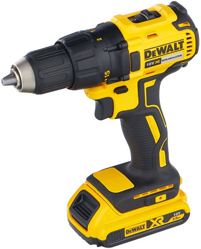 Дрель-шуруповерт DeWalt DCD777D2T-QW (с 2-мя АКБ, кейс)