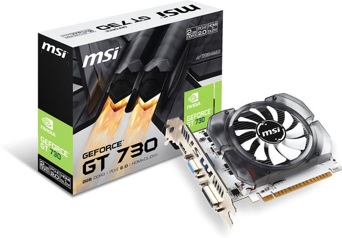 Видеокарта MSI GeForce GT 730 2GB DDR3 [N730-2GD3V3]