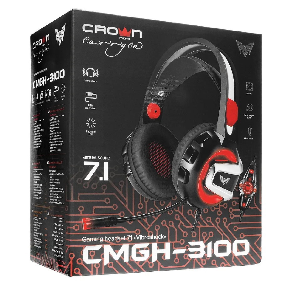 Наушники CrownMicro CMGH-3100