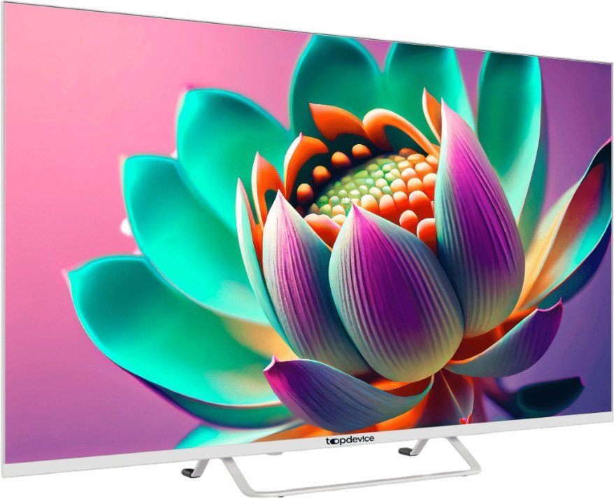 Телевизор Topdevice 43? SMART TV YаOS (белый)