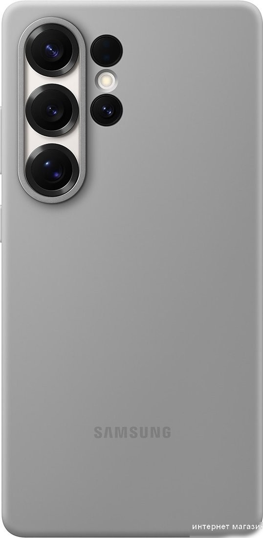 Чехол для телефона Samsung Silicone Case Galaxy S25 Ultra (серый)