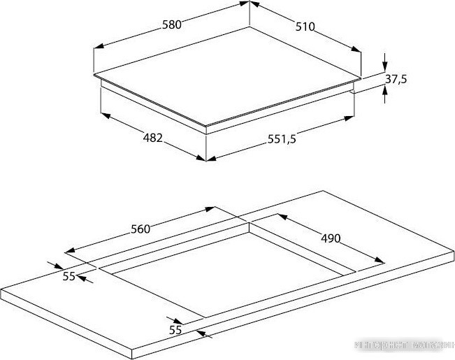 Варочная панель BEKO HIC64402T