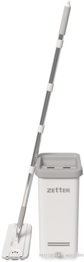 Швабра с отжимом Zetter S Home-bs-w (белый)