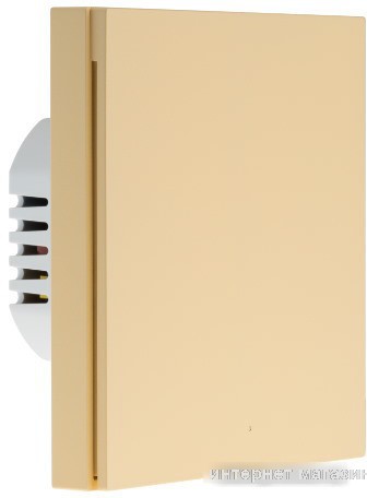 Выключатель Aqara Smart Wall Switch H1 одноклавишный с нейтралью (бежевый)