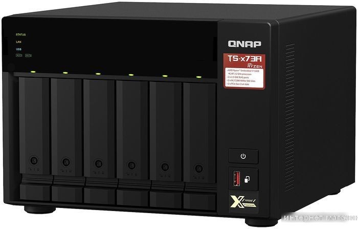 Сетевой накопитель QNAP TS-673A-8G