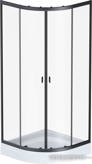 Душевой уголок AM.PM X-Joy Twin Slide W88G-205-080BT64 80x80
