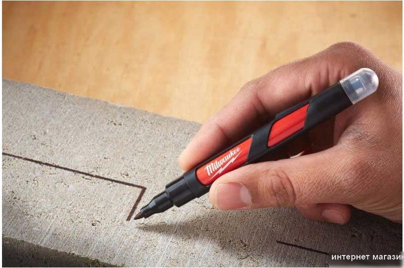 Маркер Milwaukee Inkzall Fine Point Marker with Stylus 48223101 (черный)