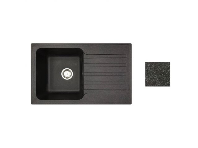 Кухонная мойка AV Engineering Art AV770490ABK (черный)