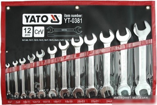 Yato YT-0381 12 предметов