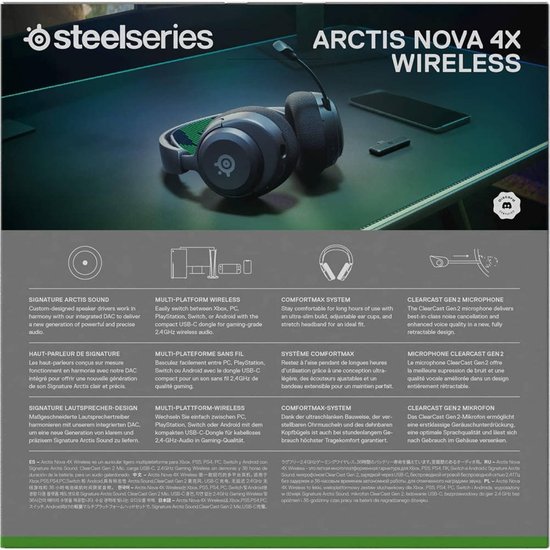 Наушники SteelSeries Arctis Nova 4X