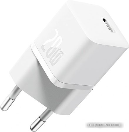 Сетевое зарядное Baseus GaN5 Fast Charger Mini 1C 20W CCGN050102 (белый)