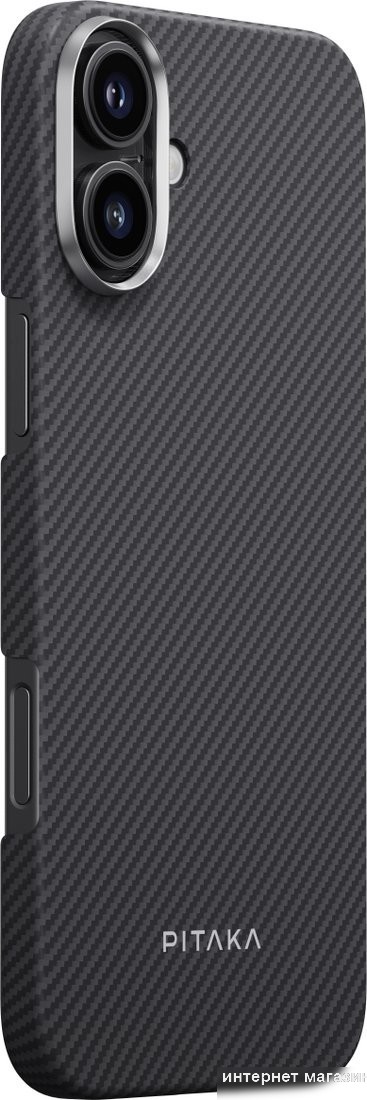 Pitaka Ultra-Slim для iPhone 16 (черный)