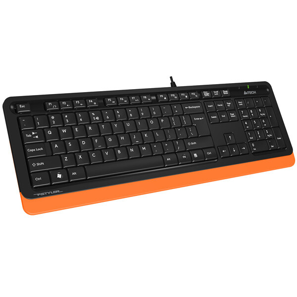 Клавиатура A4Tech Fstyler FK10 (черный/оранжевый)