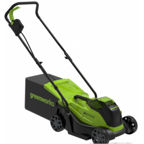 Газонокосилка аккумуляторная Greenworks GD24LM33K2 2516107UA (с 1-м АКБ)