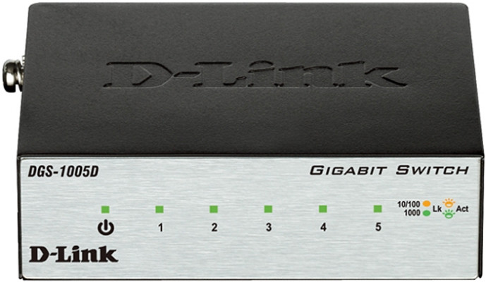 Неуправляемый коммутатор D-Link DGS-1005D