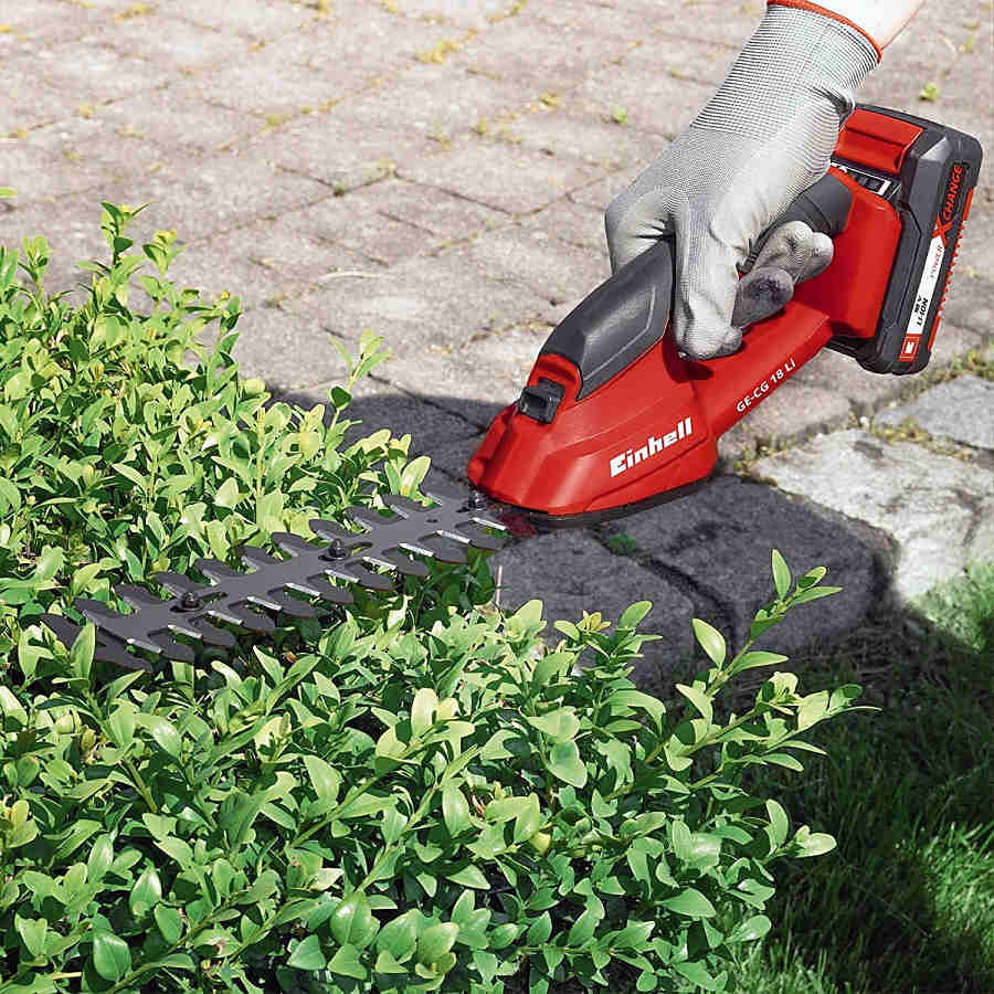 Кусторез + ножницы Einhell GE-CG 18 Li Solo