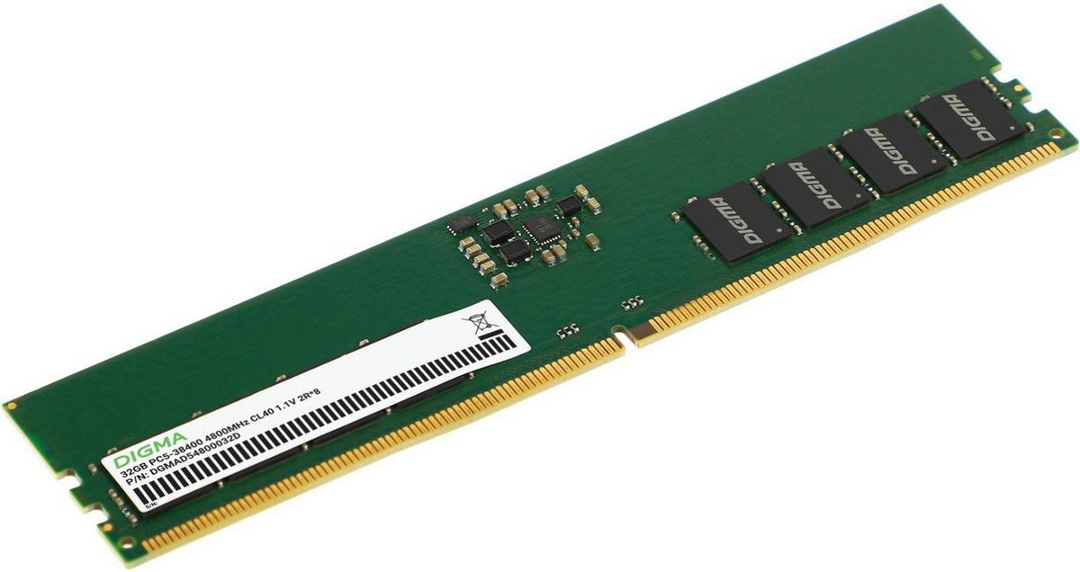 Оперативная память Digma 32ГБ DDR5 4800 МГц DGMAD54800032D