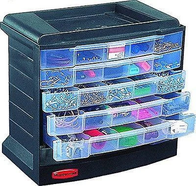 Органайзер Curver Drawer Cabinet, черный/прозрачный