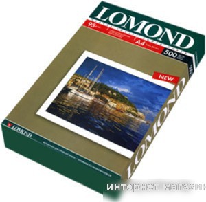 Фотобумага Lomond глянцевая односторонняя A4 85 г/кв.м. 500 листов (0102146)