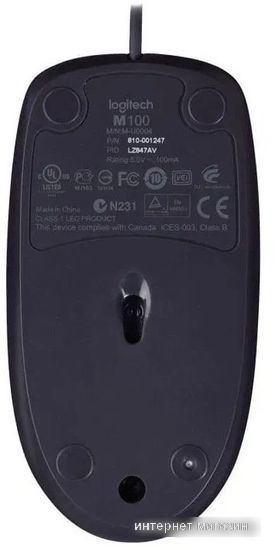 Мышь Logitech B100 (черный)