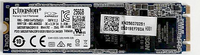 SSD накопитель Kingston 256GB RBU-SNS8154P3/256GJ1 (уценка)