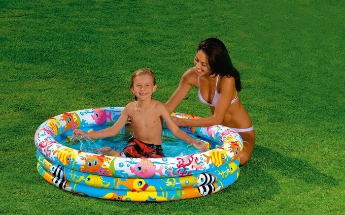 Надувной бассейн Intex Fishbowl 132x28 (59431)