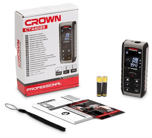 Лазерный дальномер Crown CT44035