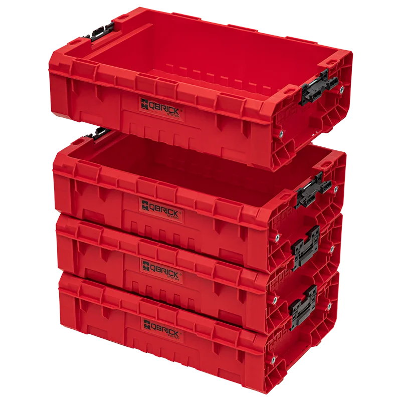 Ящик для инструментов Qbrick System PRO Box 130 2.0 RED Ultra HD Custom, красный