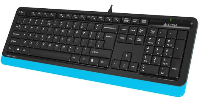 Клавиатура A4Tech Fstyler FK10 (черный/синий)
