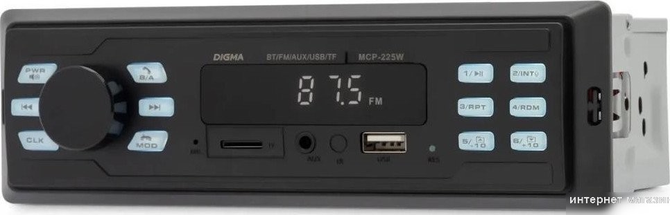 USB-магнитола Digma MCP-225W