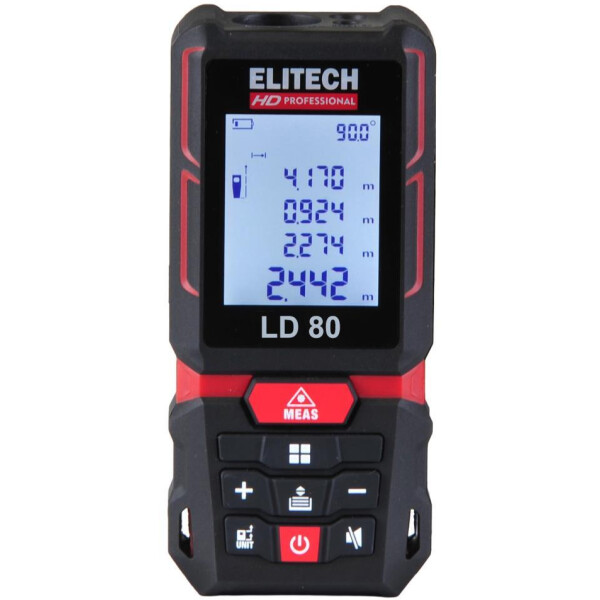 Лазерный дальномер ELITECH LD 80