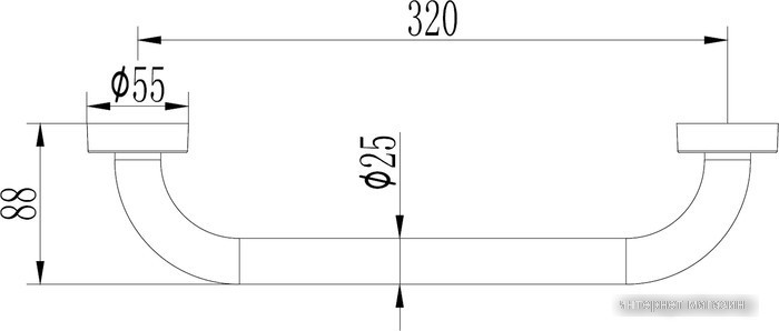 Поручень Ledeme L1718
