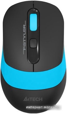 Мышь A4Tech Fstyler FG10S (черный/синий)