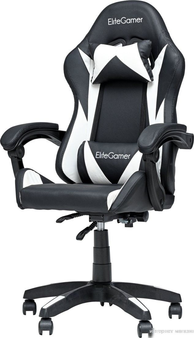 Игровое (геймерское) кресло Elite Gamer EC001 (белый/черный)