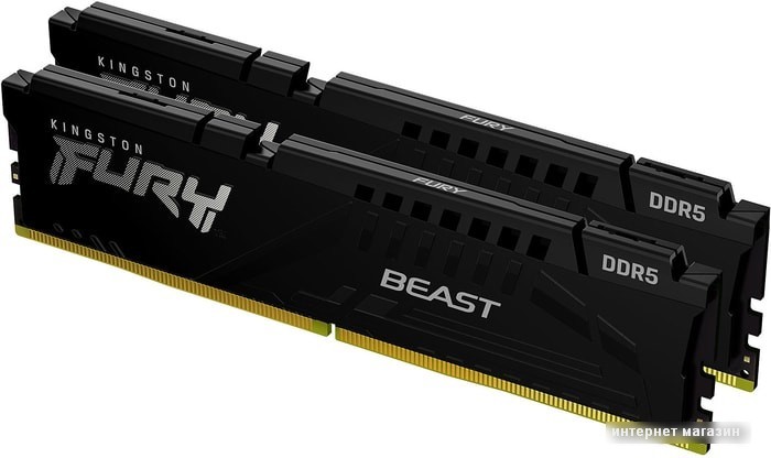 Оперативная память Kingston FURY Beast 2x8ГБ DDR5 5600 МГц KF556C40BBK2-16