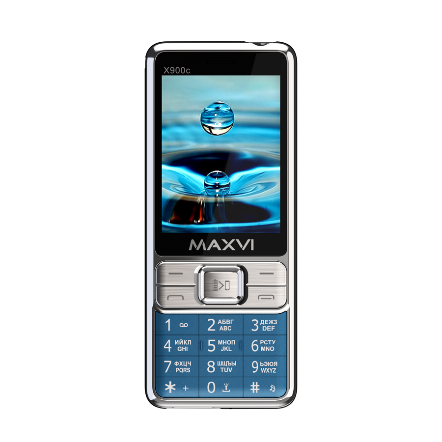 Телефон Maxvi X900c (синий)