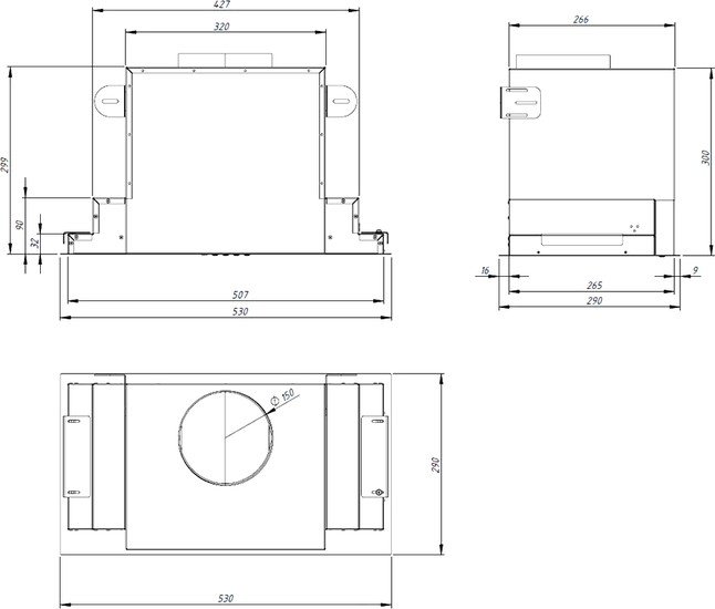 Кухонная вытяжка Akpo Neva Glass II 60 WK-10 (белый)