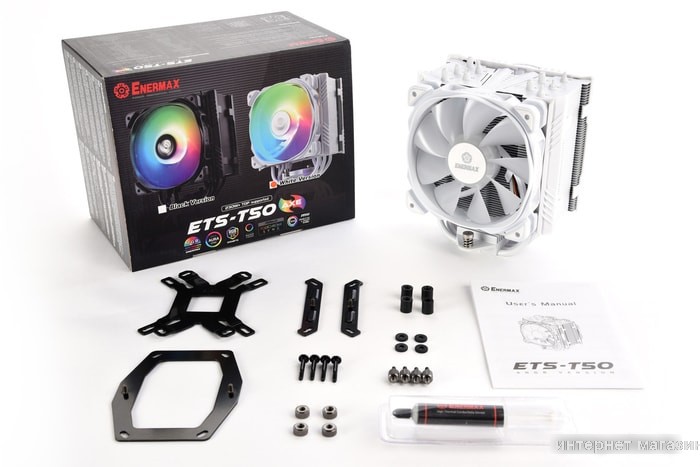 Кулер для процессора Enermax ETS-T50 AXE ARGB ETS-T50A-W-ARGB