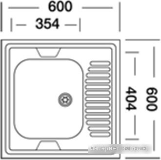 Кухонная мойка КромРус S 409 RUS