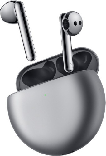 Наушники Huawei FreeBuds 4 (мерцающий серебристый)