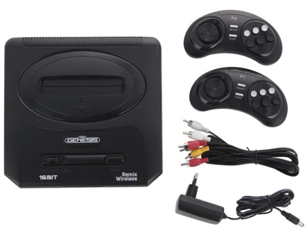 Игровая приставка Retro Genesis Remix Wireless 8+16 Bit (2 геймпада, 600 игр)