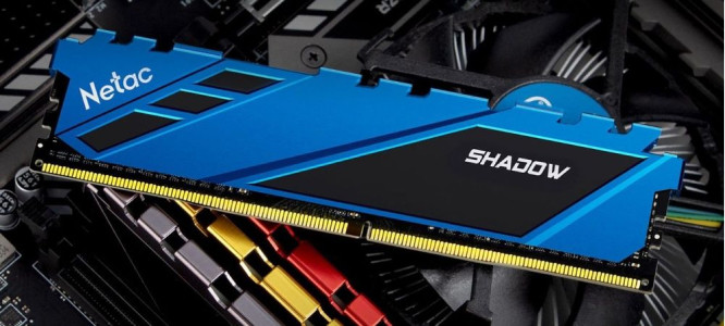 Оперативная память Netac Shadow 16ГБ DDR4 2666 МГц NTSDD4P26SP-16B