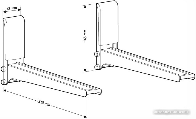Кронштейн Holder MWS-2005 (белый)