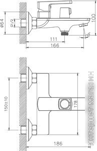 Смеситель Haiba HB60176 (хром)
