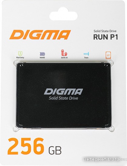 SSD Digma Run P1 256GB DGSR2256GP13T