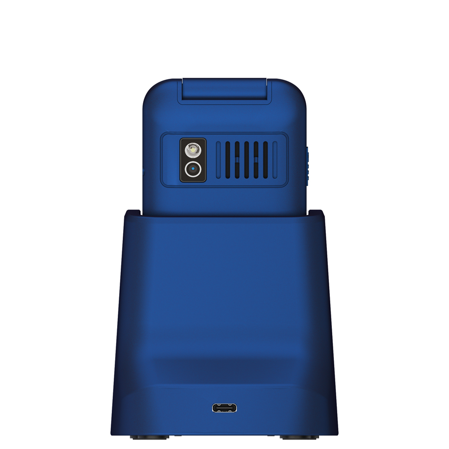 Кнопочный телефон Maxvi E5 up (синий)