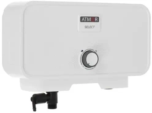 Проточный электрический водонагреватель Atmor Select 12 кВт TR (белый)