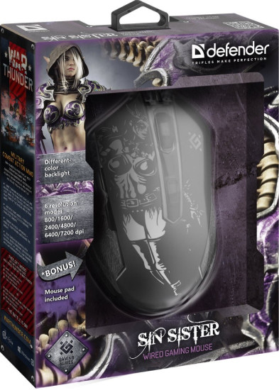 Игровая мышь Defender SinSister GM-933