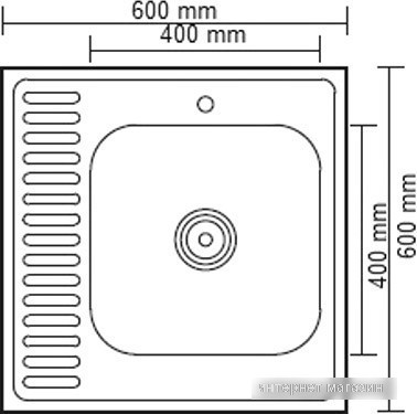 Кухонная мойка Ledeme L66060-R