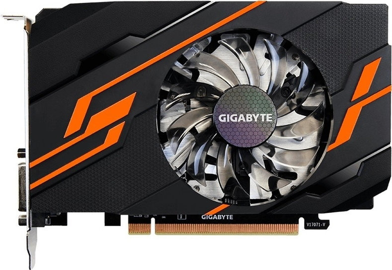 Видеокарта Gigabyte GeForce GT 1030 OC 2GB [GV-N1030OC-2GI]